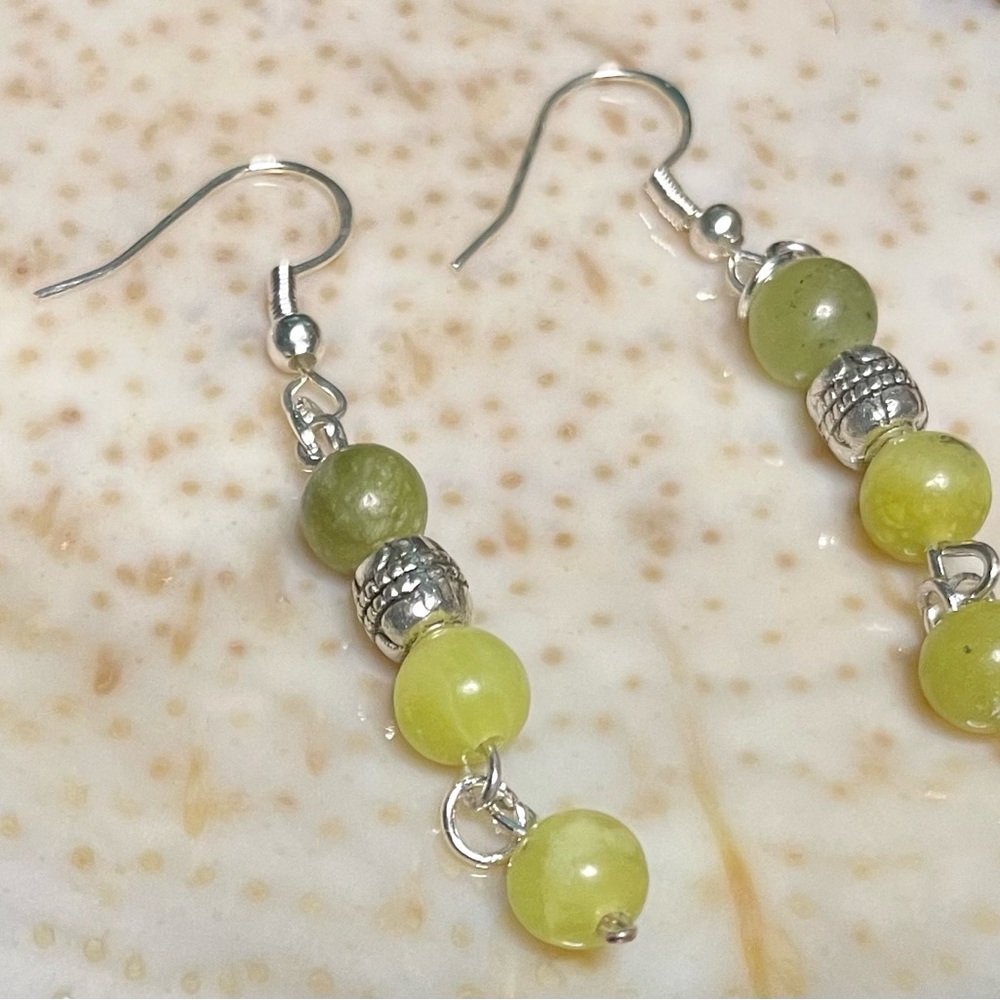 Quinghua Jade Earrings